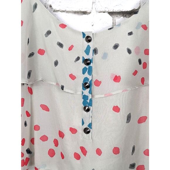 RORY BECA x F21 Confetti Dot Tiered Mini Slip Dress Medium NWT - Picture 5 of 9